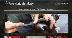 Desktop Screenshot of coutelleriedubarry.com