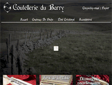 Tablet Screenshot of coutelleriedubarry.com